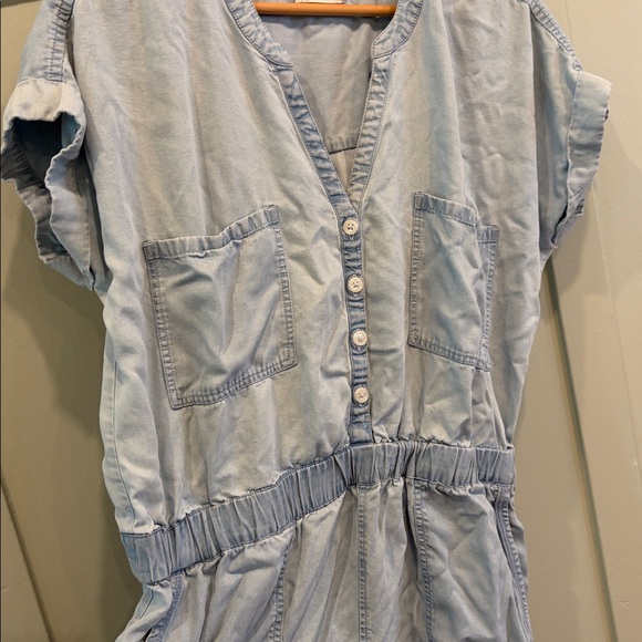 Carve Designs Hadley Chambray Dress Large — Coastal Chic Denim Blue | Minimalist - Picture 4 of 9